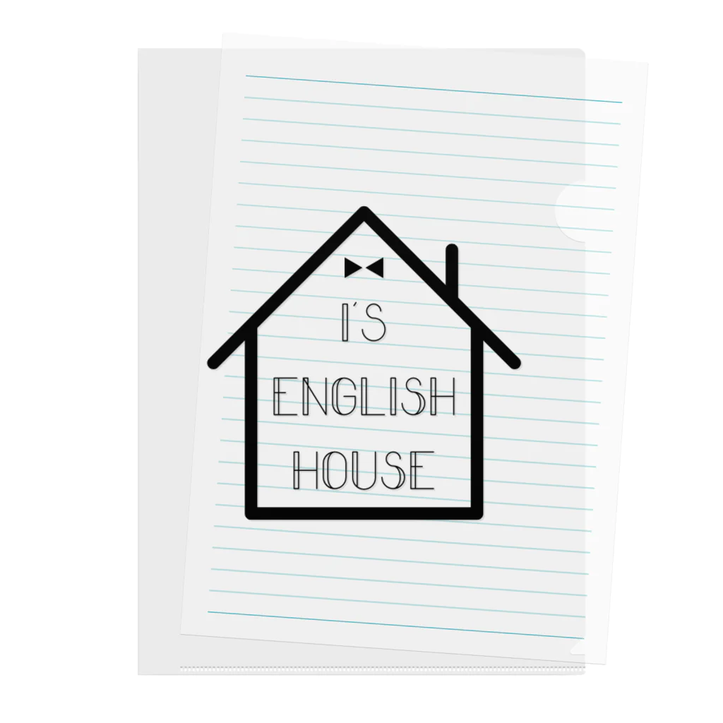 I's ENGLISH HOUSEのI's ENGLISH HOUSE GOODS Clear File Folder