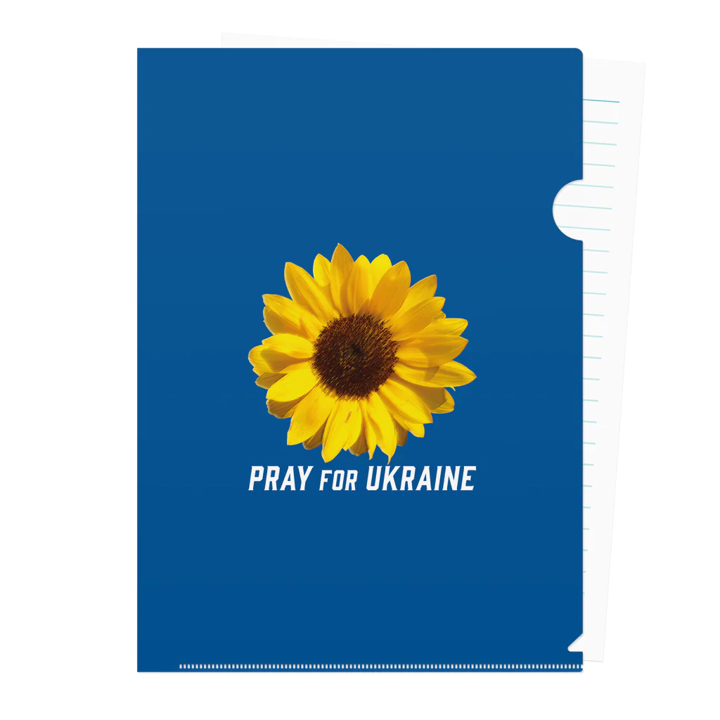 KUMANOSHIMBUN 熊野新聞社のPRAY FOR UKRAINE クリアファイル