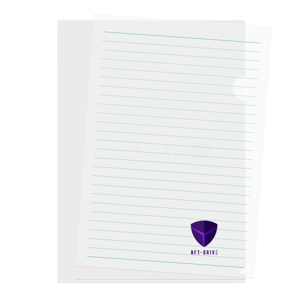 NFT-Drive公式のNFT-Driveの公式グッズ Clear File Folder