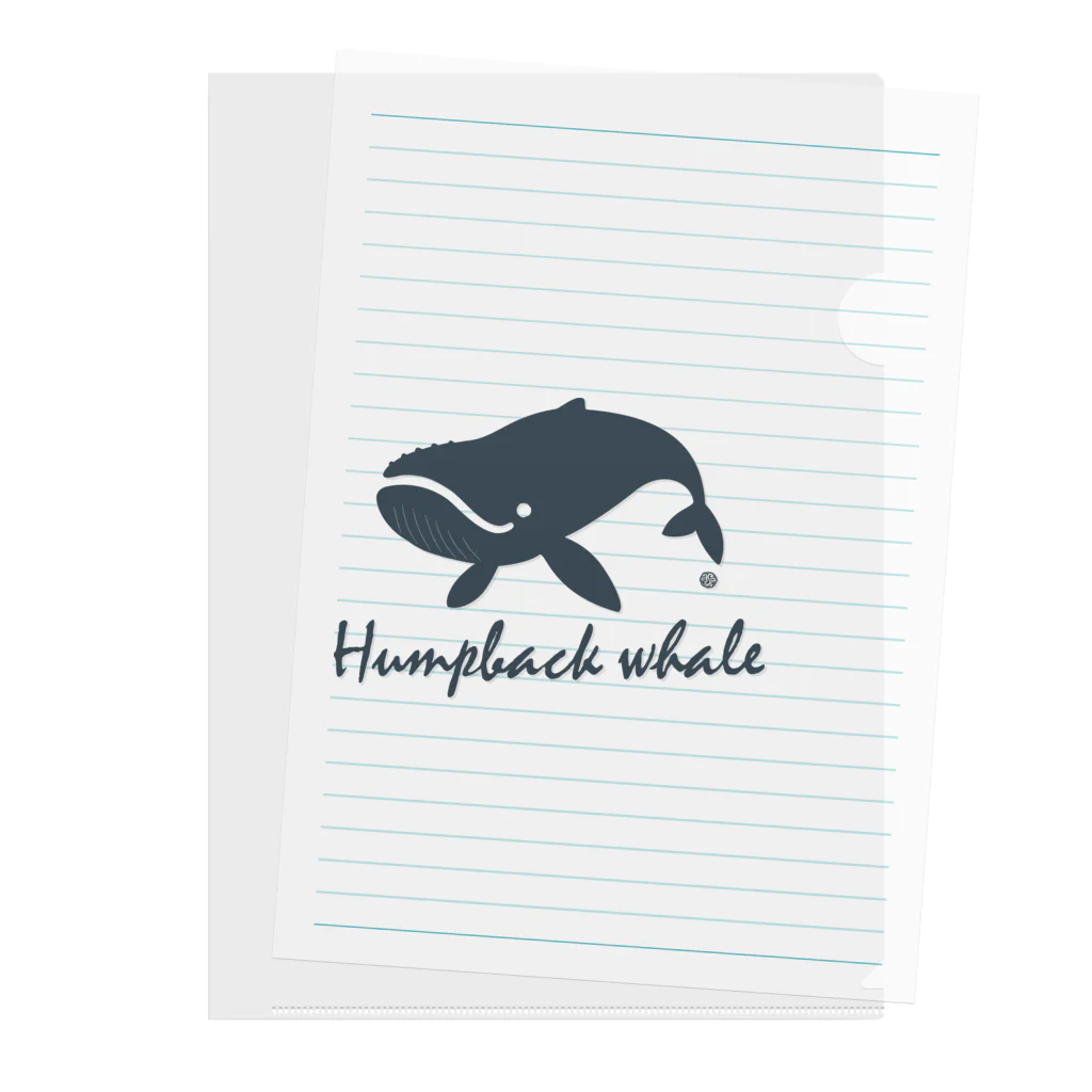 Atelier Pomme verte のHumpback whale22 Clear File Folder