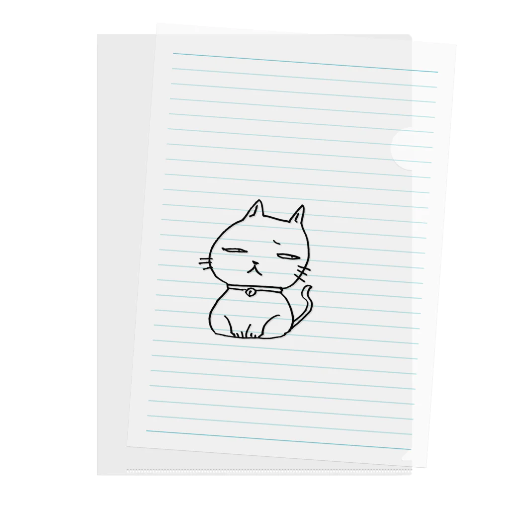 よかのお店のゆこねこ Clear File Folder