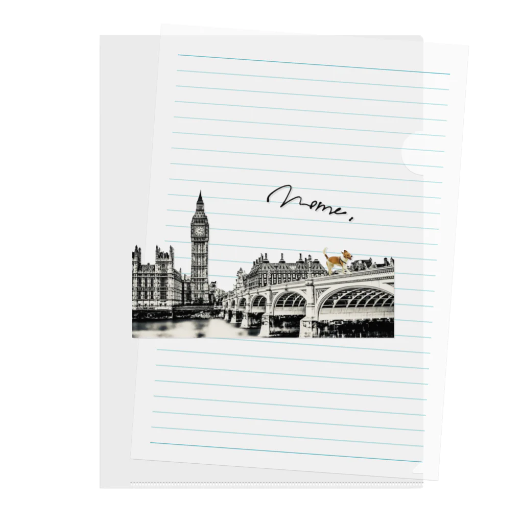 イノカ・ワイガワの3.ロンドンでスキップ　モモの気ままな世界旅 Clear File Folder