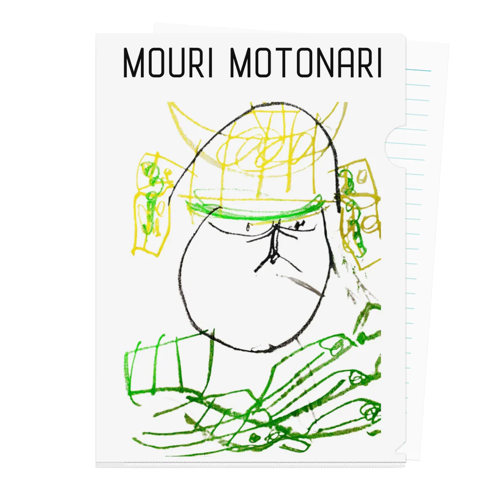 fatnagardenのMOURI MOTONARI (毛利元就) Clear File Folder