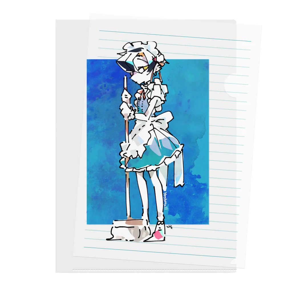 谷底のメイドくん Clear File Folder