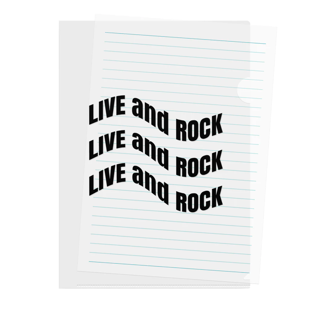 L&RのL&R  LIVE and ROCK Clear File Folder