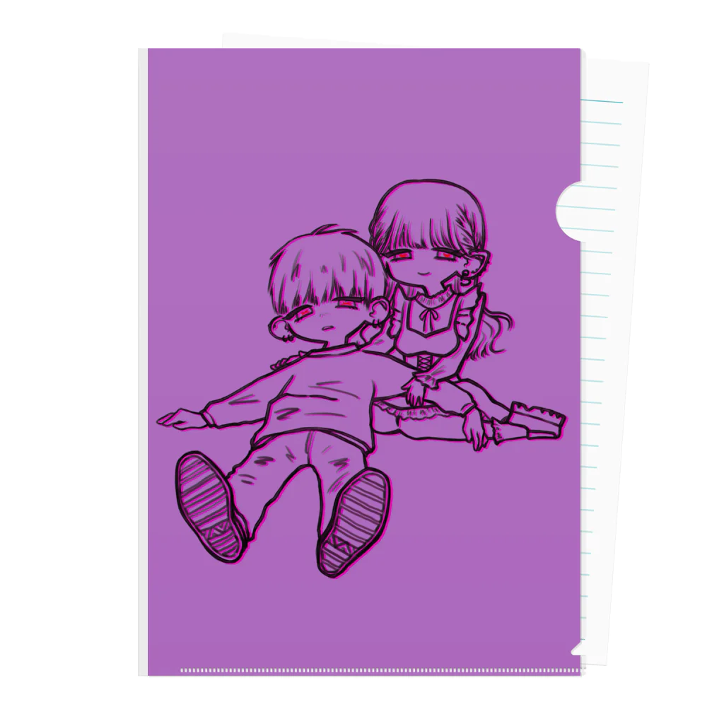 四日紅の私の Clear File Folder