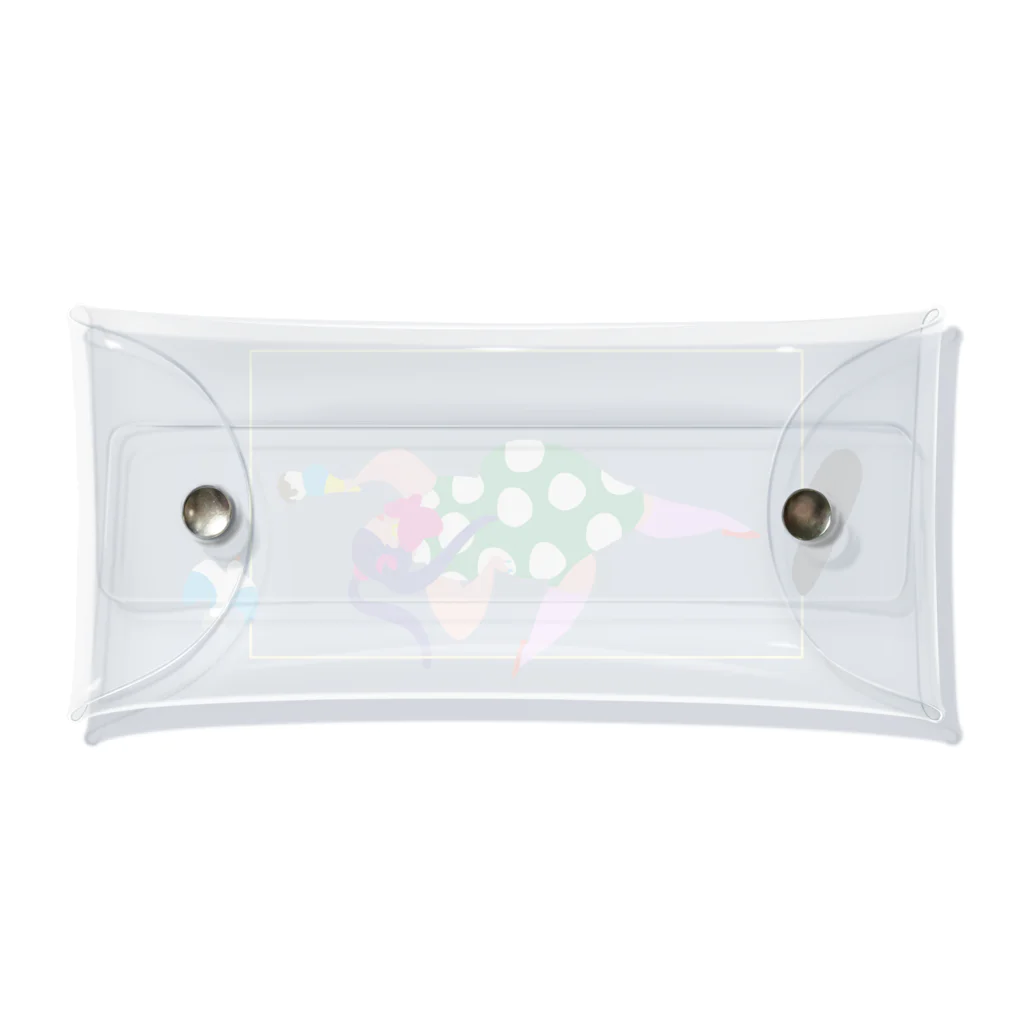 fig-treeの水玉の女01 Clear Multipurpose Case