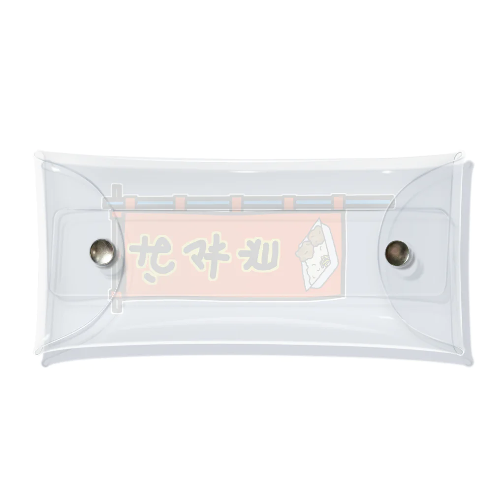 脂身通信Ｚの【両面プリント】のぼり旗♪お弁当1910 Clear Multipurpose Case