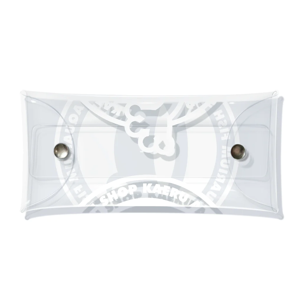 ゴッド神TVちゃんねるSHOPのかえる観賞魚店　白抜き丸ロゴ Clear Multipurpose Case
