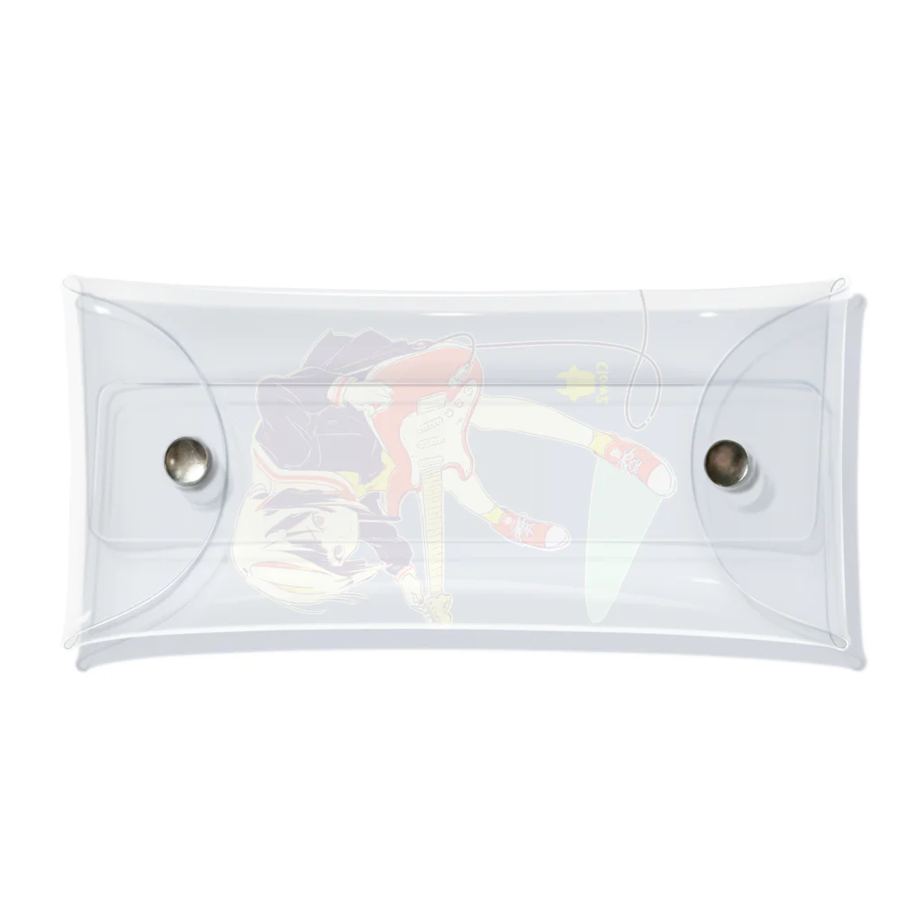 ClowZ ／ 渡瀬しぃののストラトキャスター少女 Clear Multipurpose Case