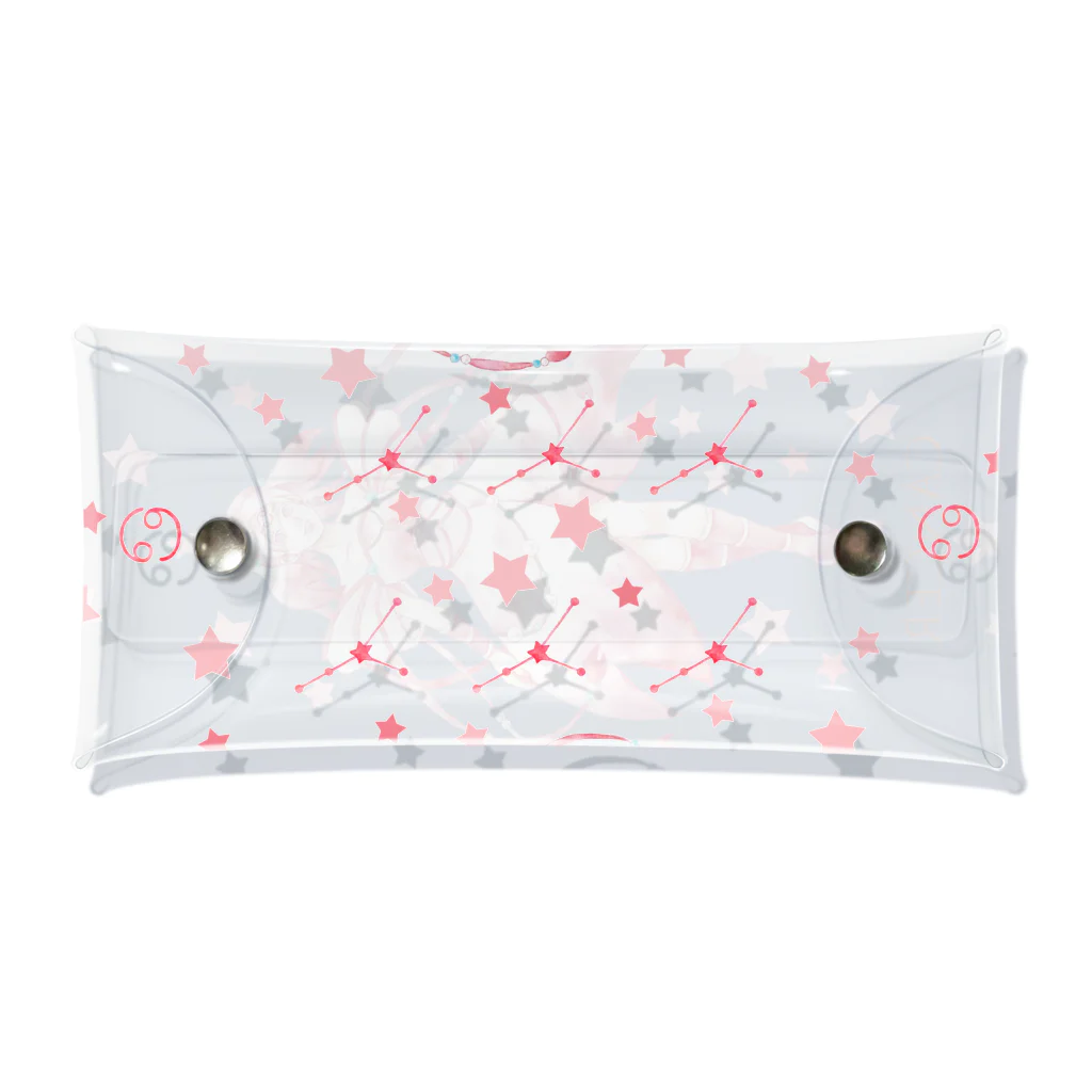 kazuyo online store【suzuri】　　　　　　　　　　　　　　　　　　　　　　　　　　　　　　　　　　　　　　　　　　　　　　　　　　　　　　　　　　　　　　　　のCancer【蟹座】 Clear Multipurpose Case