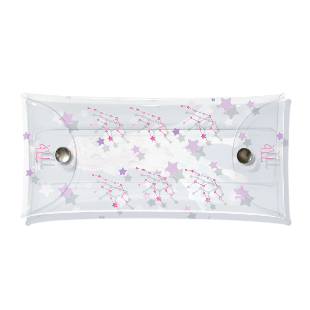 kazuyo online store【suzuri】　　　　　　　　　　　　　　　　　　　　　　　　　　　　　　　　　　　　　　　　　　　　　　　　　　　　　　　　　　　　　　　　のVirgo【乙女座】 Clear Multipurpose Case