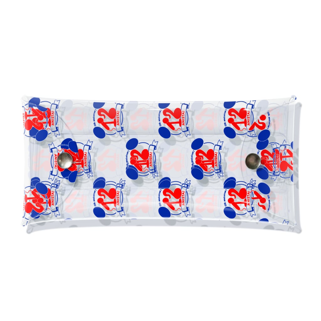 アニソンバーあにすた！の赤青 Clear Multipurpose Case
