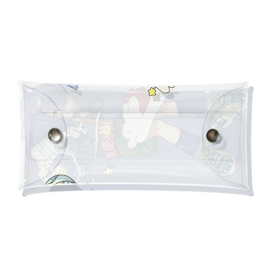 笑っているからだ👟の少年少女うさい2 1年A組の姿 Clear Multipurpose Case