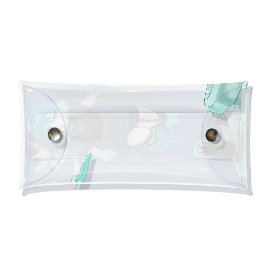 スライムバケツ店の有馬千草ママ冷音ちゃん（右手異空間B） Clear Multipurpose Case