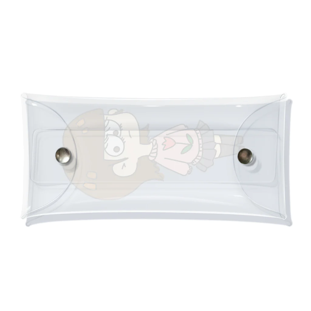 なはるんのチューリップの服の女の子 Clear Multipurpose Case