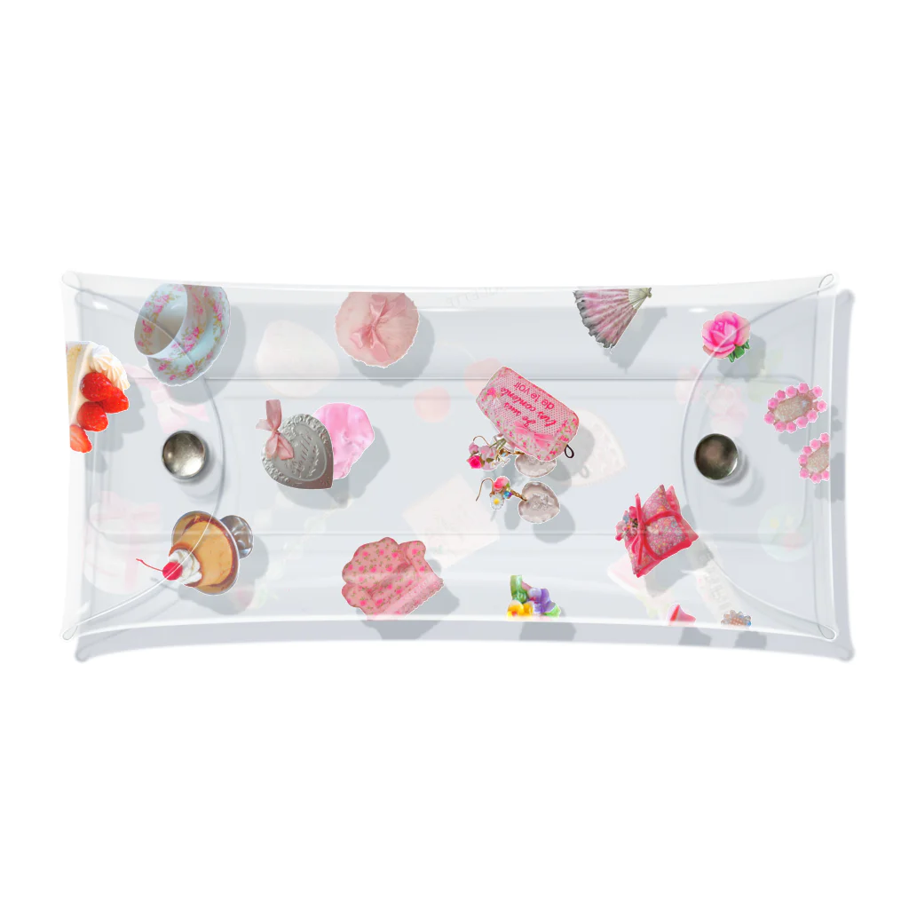 MICHU_COQUETTEのMICHU COQUETTE vorious items clear case クリアマルチケース