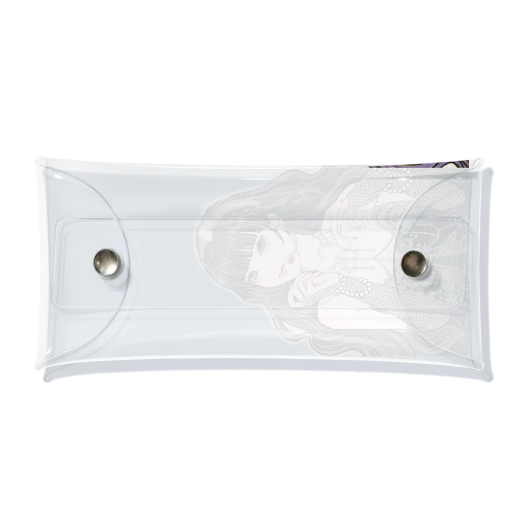 MIORI STOREのアイドルちゃん(黒) Clear Multipurpose Case