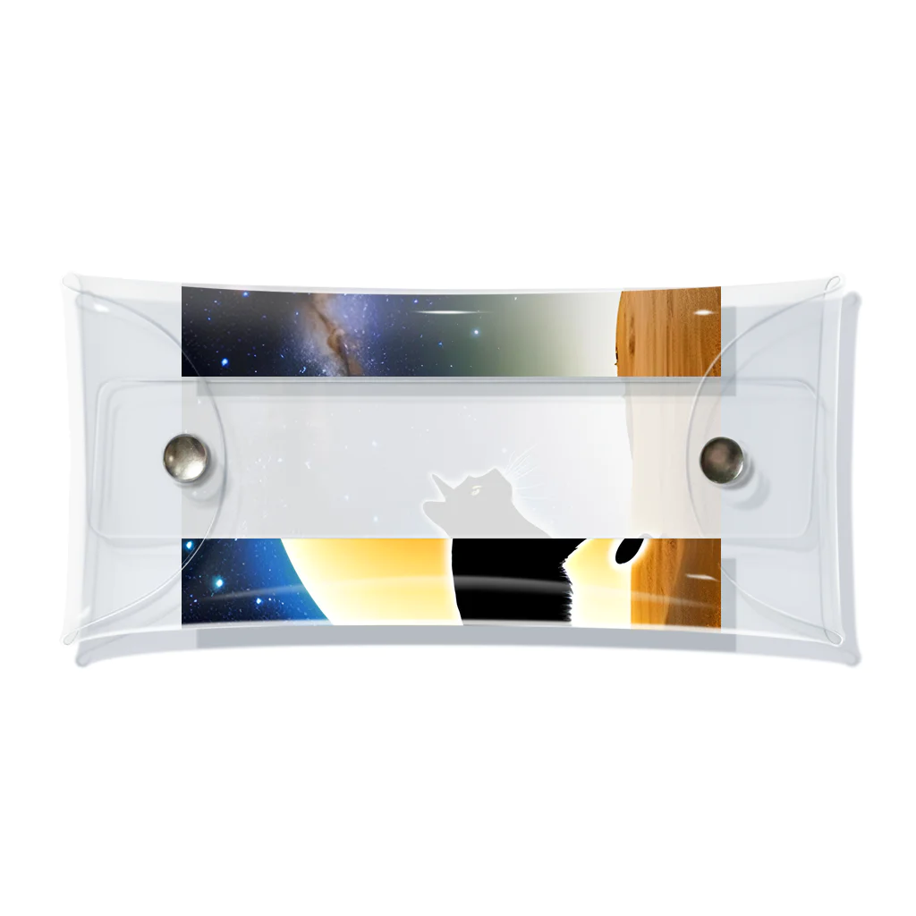 genki-cyatoの火星猫 Clear Multipurpose Case