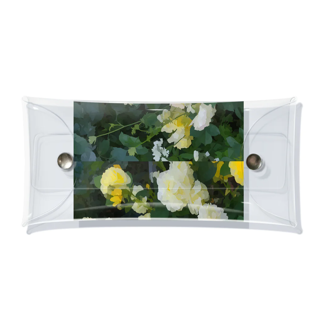 bitpiyoの黄色い薔薇の花 Clear Multipurpose Case