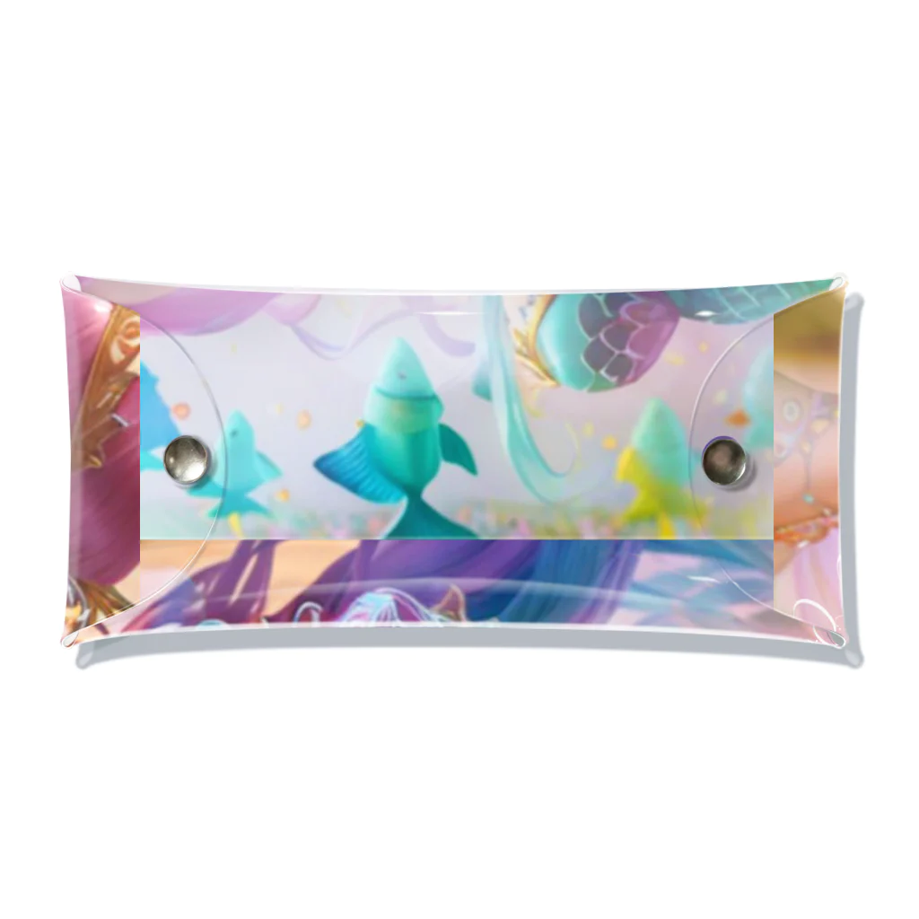 💖宇宙整体♪🌈♪こころからだチャンネル♪💖のhealing mermaid LARA Clear Multipurpose Case