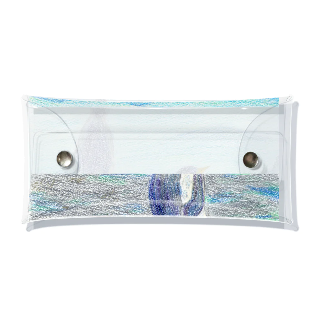 つぎのラピス島ペンギン Clear Multipurpose Case