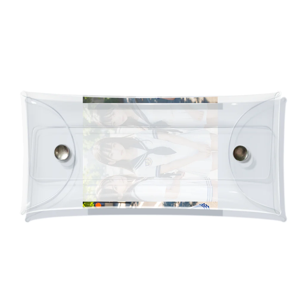 awunのAI美女　 Clear Multipurpose Case