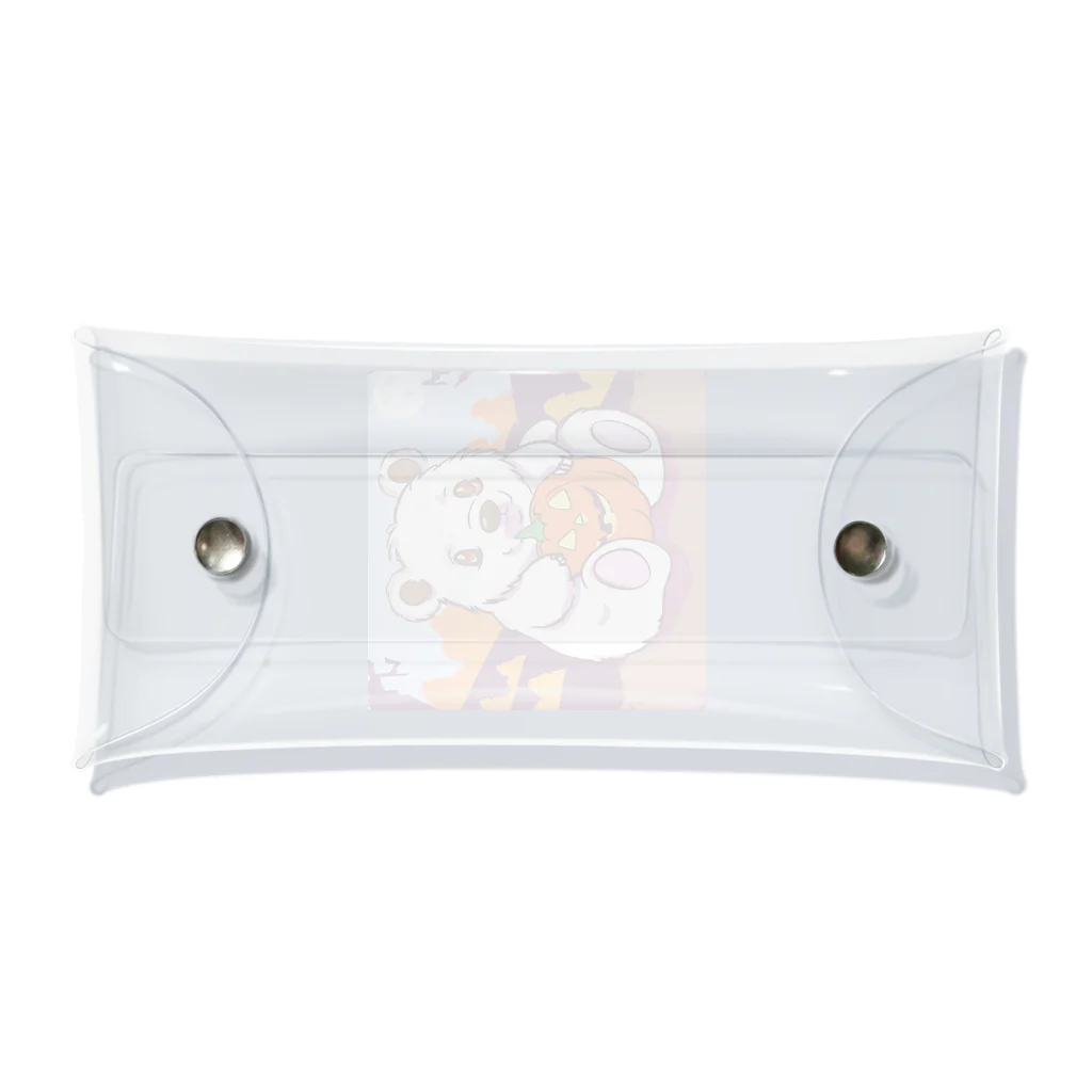 アルト&ウィズのハロウィンクマちゃん🎃 Clear Multipurpose Case