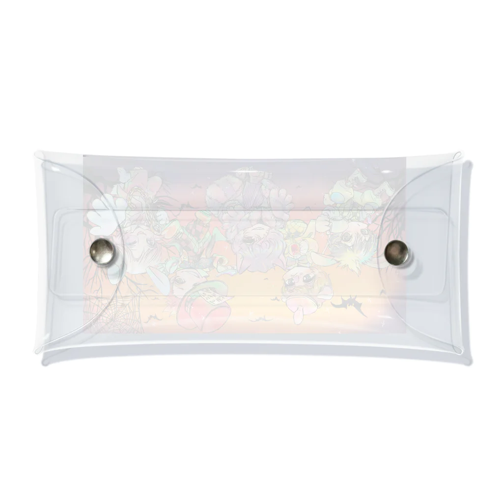 群青のはなまるハロウィン2023 ハロウィンアリス Clear Multipurpose Case