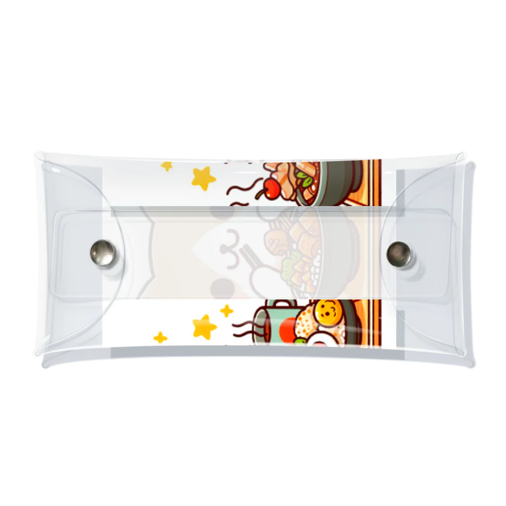 zuuu-の☆食いしん坊にゃんこ☆ Clear Multipurpose Case