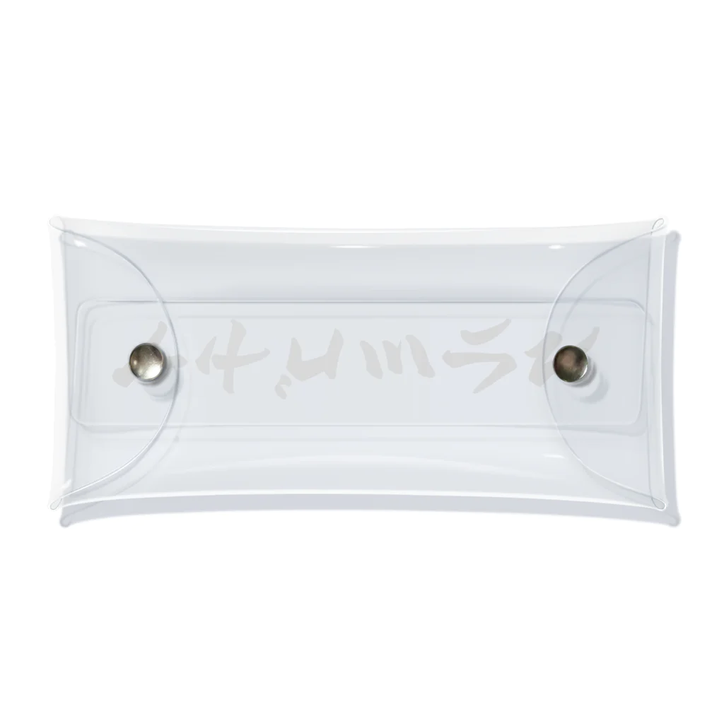 着る文字屋のイチゴミルク Clear Multipurpose Case