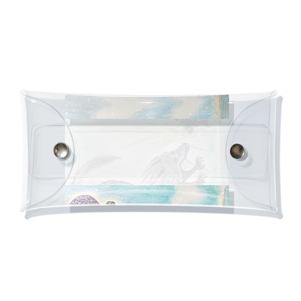 Miyayan☆　癒やし絵カフェのラビ＆ドラゴン Clear Multipurpose Case