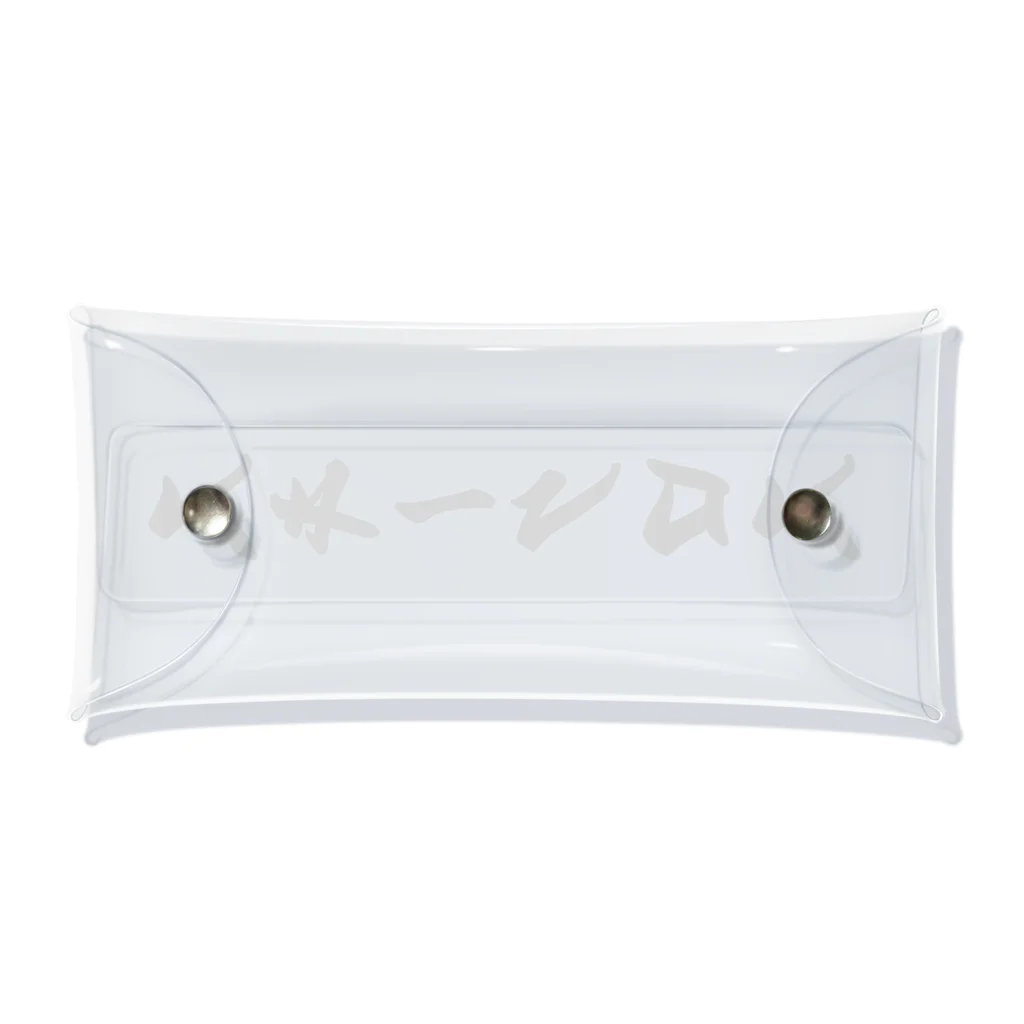 着る文字屋のスキークロス Clear Multipurpose Case