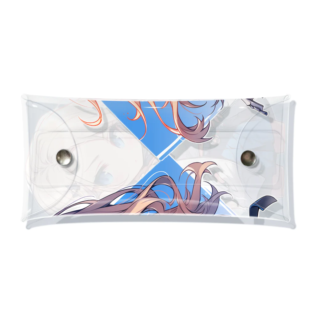 honoka_tの金髪ちびキャラ美少女 Clear Multipurpose Case