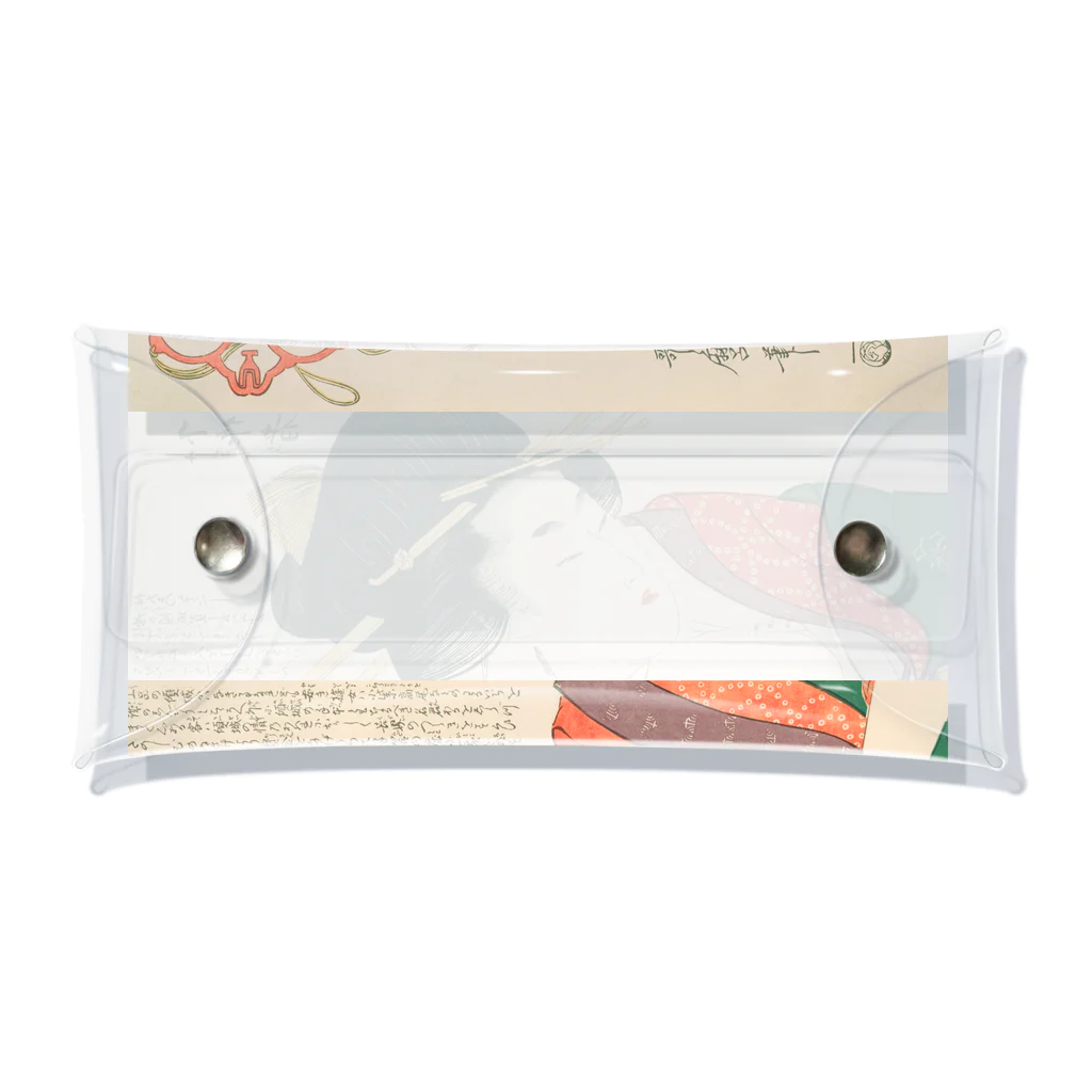 寿めでたや(ukiyoe)の浮世絵：喜多川歌麿_＜教訓親の目鑑＞ Clear Multipurpose Case