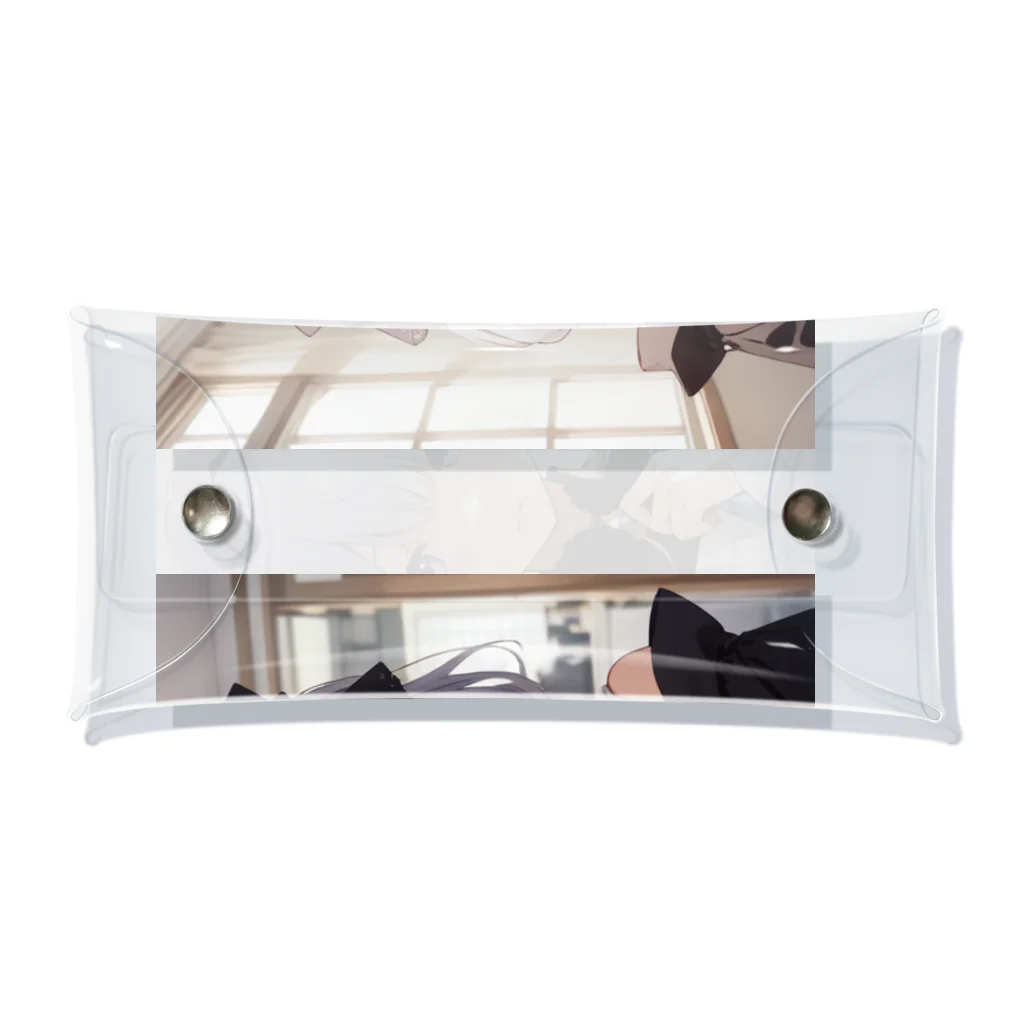 sion1010のオリジナル美少女 Clear Multipurpose Case