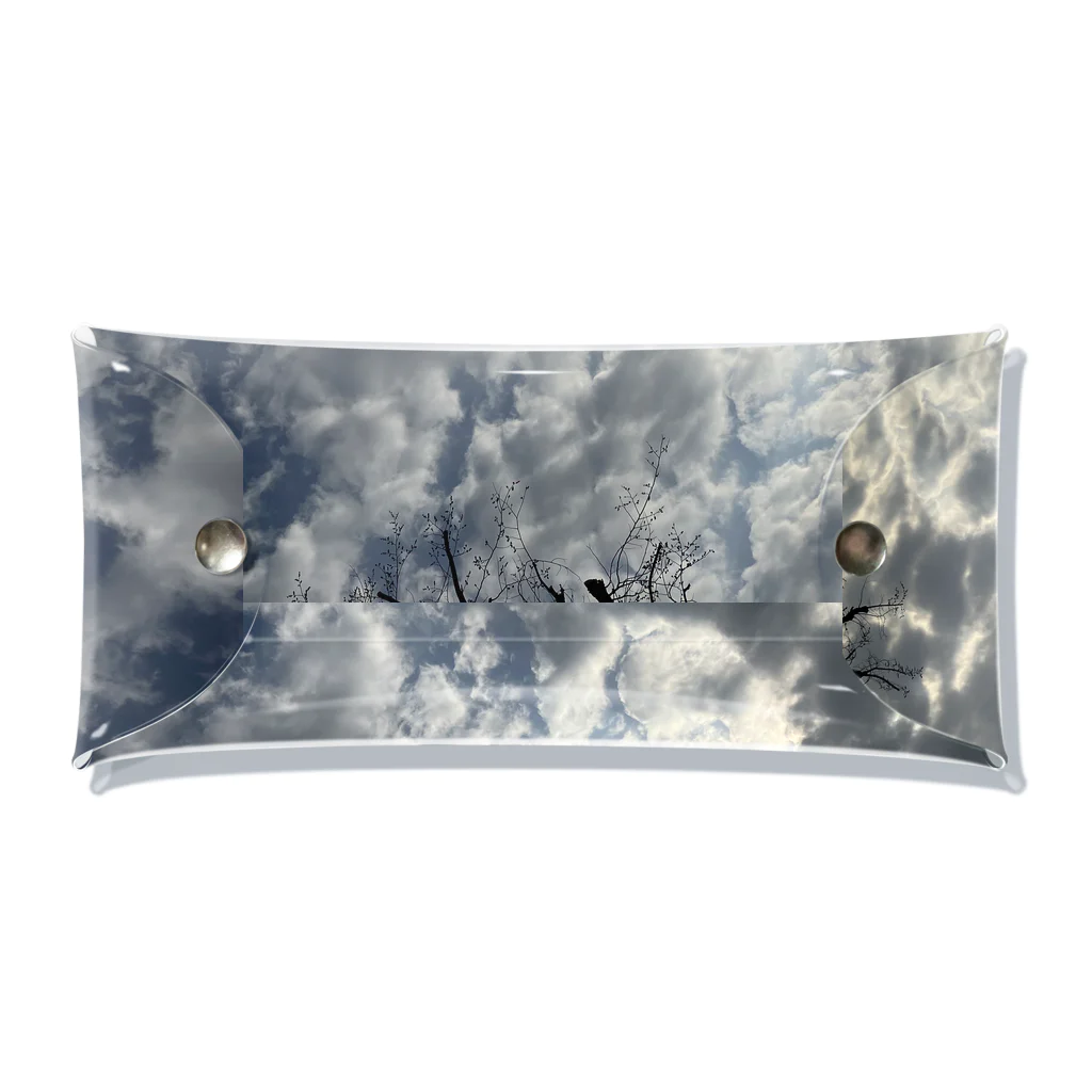 そらの4月13日の空 Clear Multipurpose Case