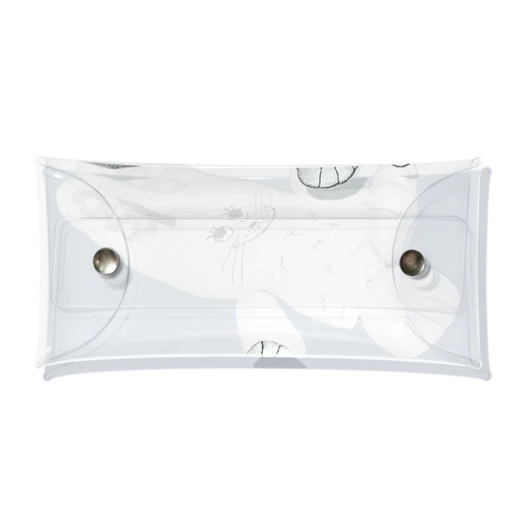 PAW WOW MEOWのおとぼけラビット Clear Multipurpose Case