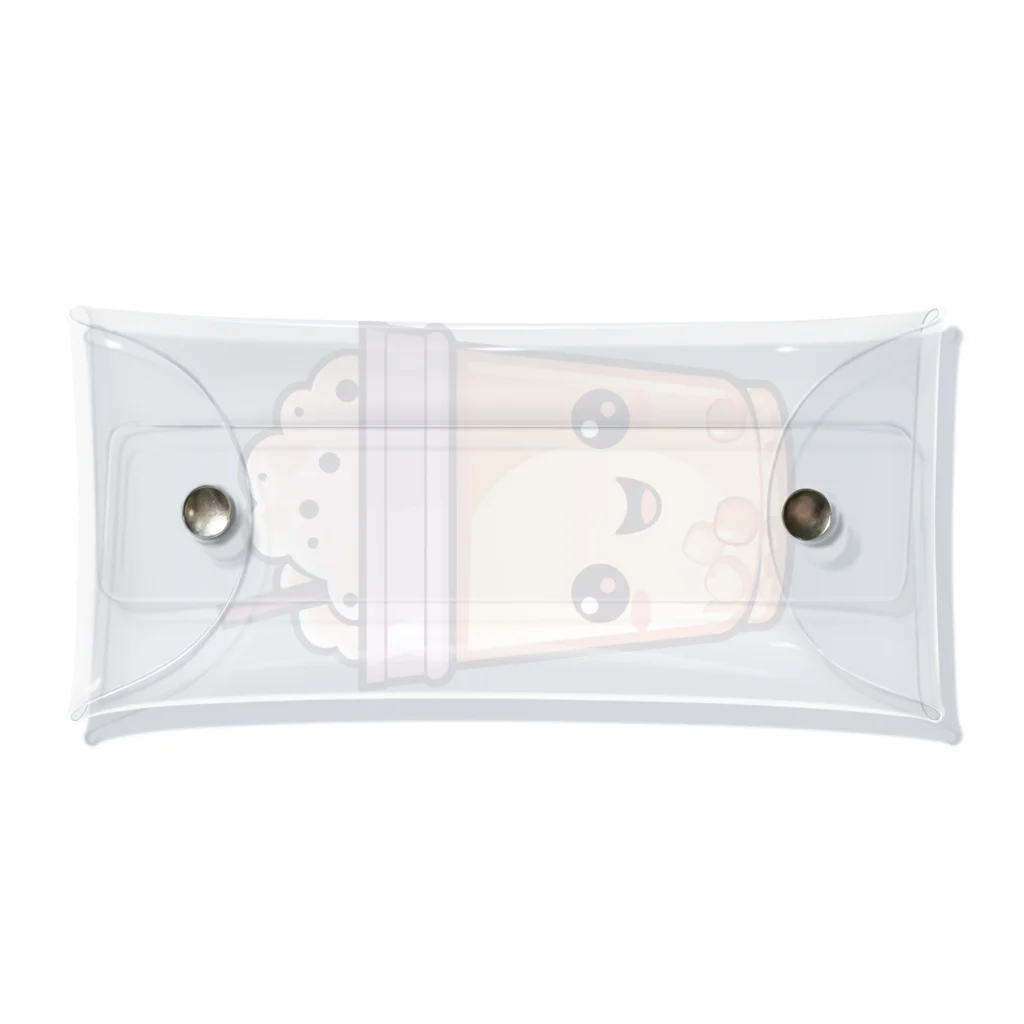 Vasetti_pressの可愛い紫タピオカミルクティー Clear Multipurpose Case