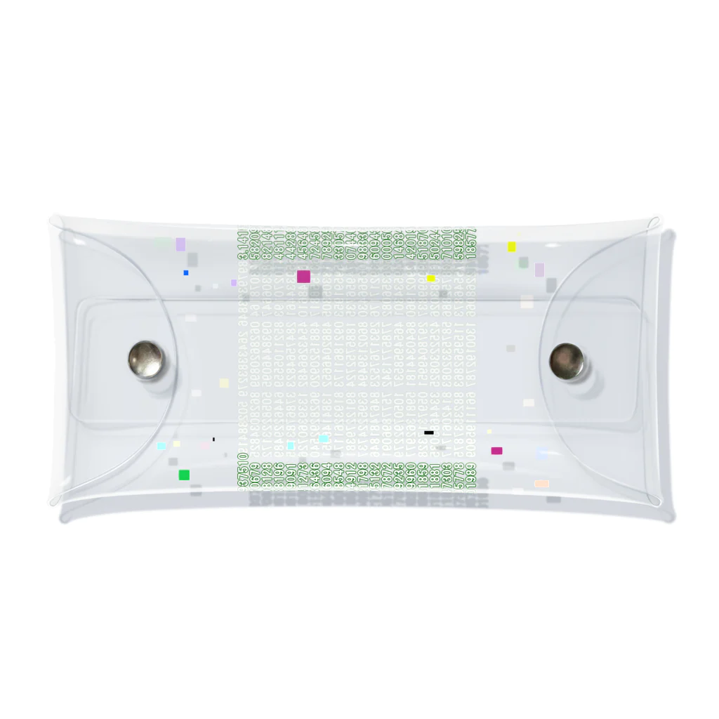 noiSutoaの円周率1000桁 クリアマルチケース