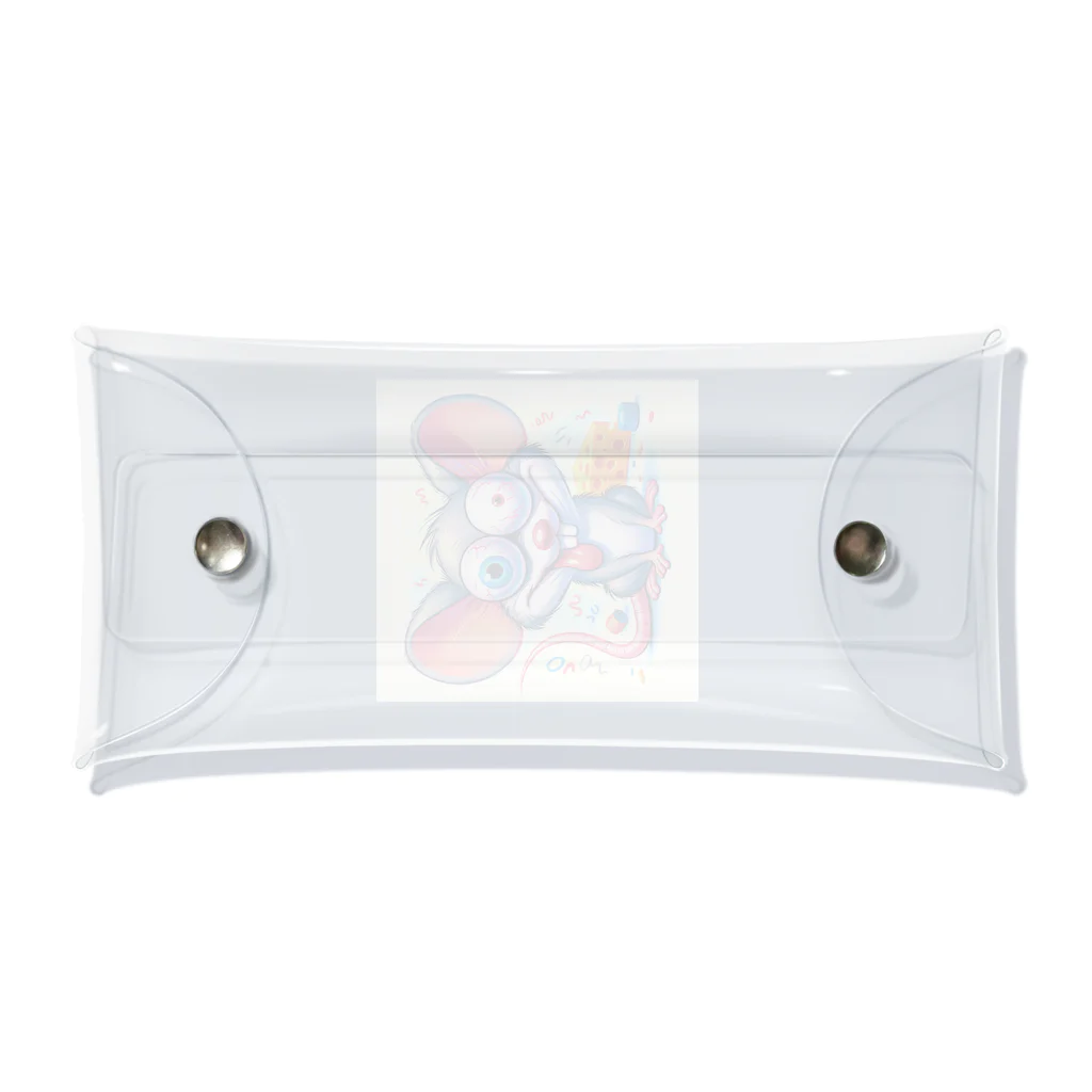 funny-itemsのパニックマウス Clear Multipurpose Case