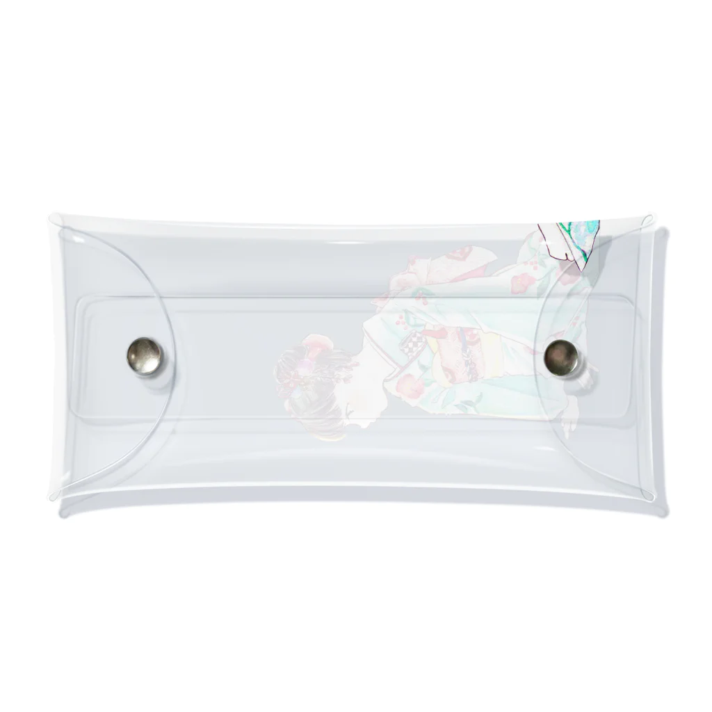 塩胡椒の着物の女の子 Clear Multipurpose Case