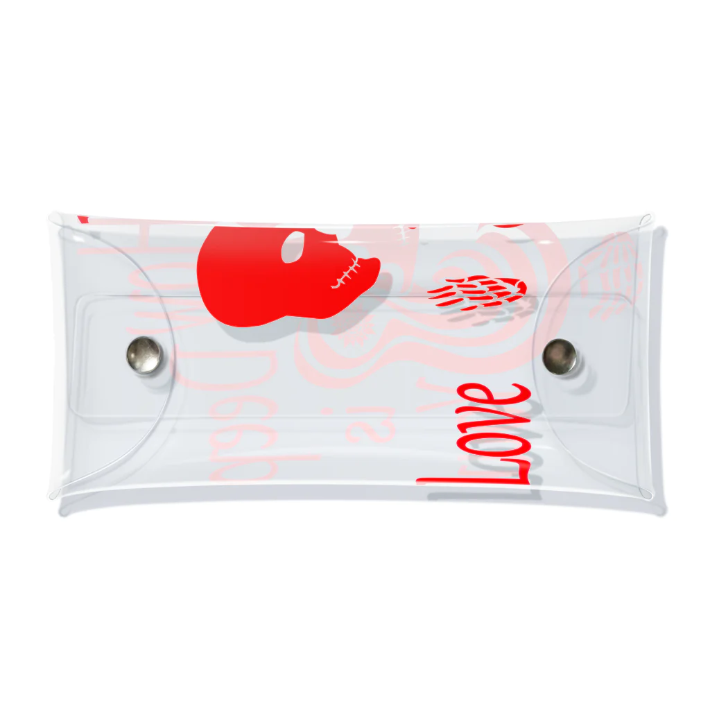 『NG （Niche・Gate）』ニッチゲート-- IN SUZURIのHow Deep Is Your Love（赤） Clear Multipurpose Case