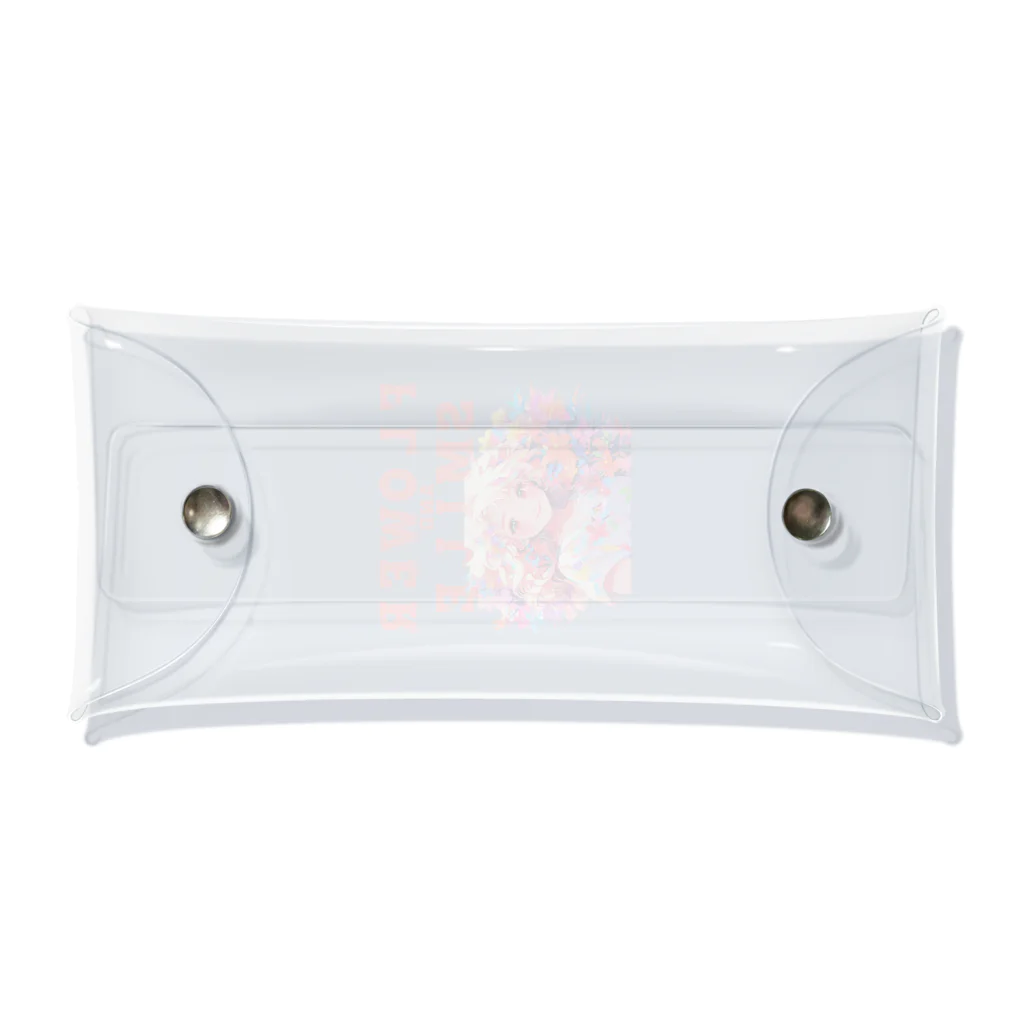 araakii@꧁THE DOGRUN꧂のFLOWER AND SMILE 01 Clear Multipurpose Case