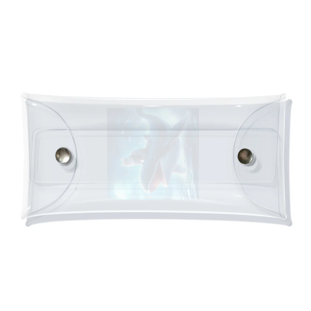 sarudoの猫と海 Clear Multipurpose Case