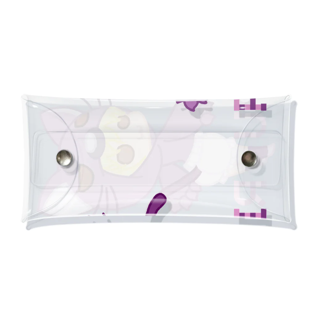 ウサネコのぷり☆ネコちゃん Clear Multipurpose Case