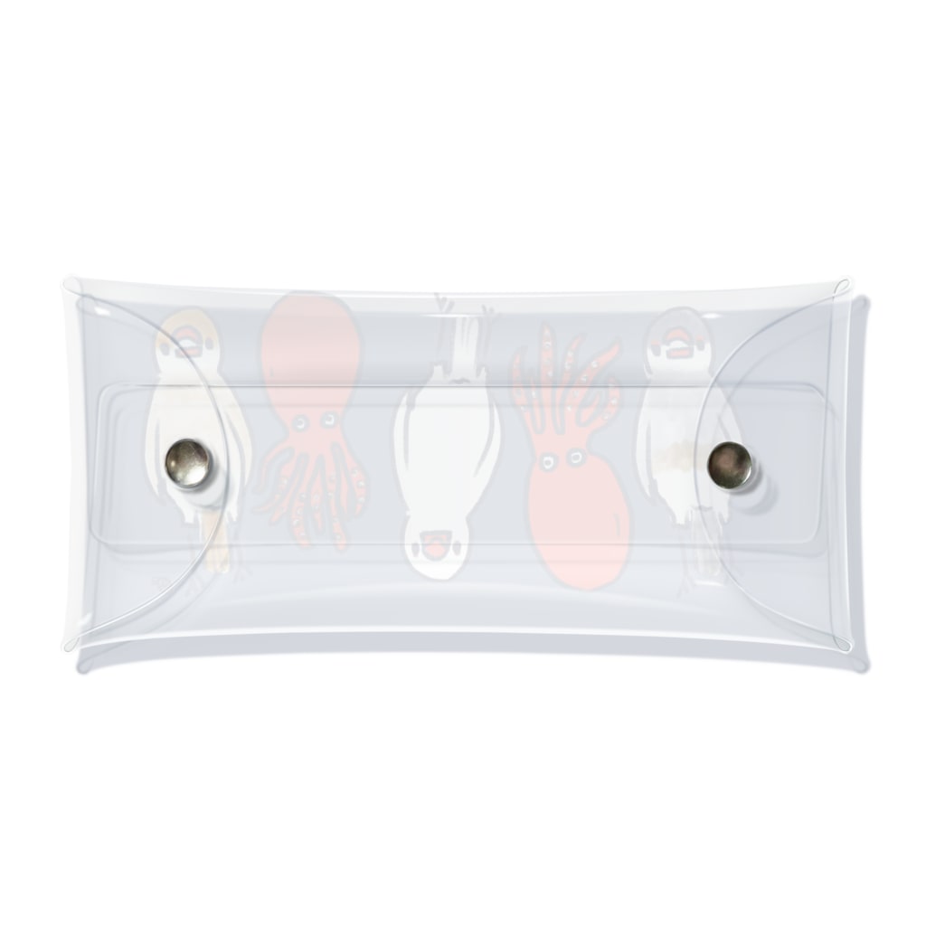 オズマジョの多幸文鳥 Clear Multipurpose Case