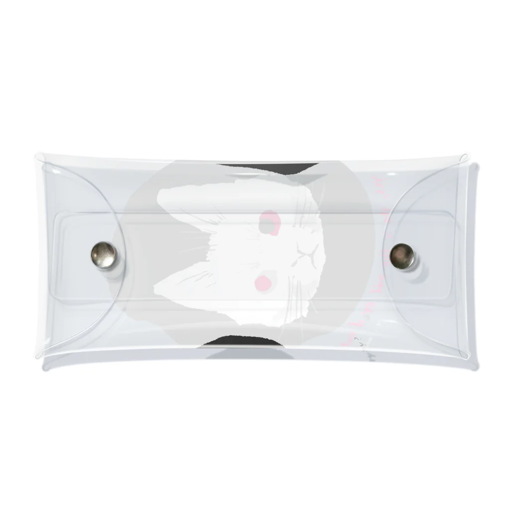 mya-mya=MIYA JUNKO's shop 02のodd-eyed cat Clear Multipurpose Case