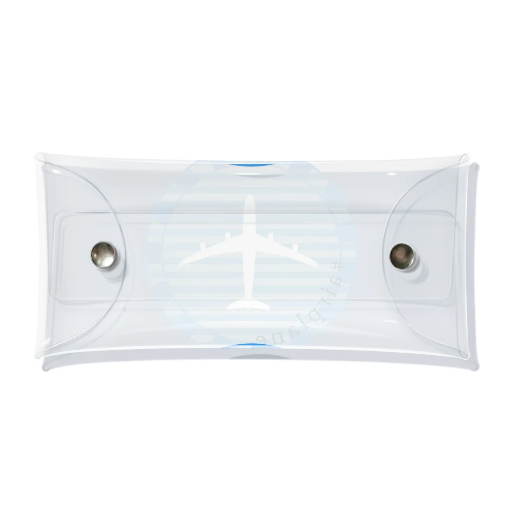 yumegokochiの#airplane Clear Multipurpose Case