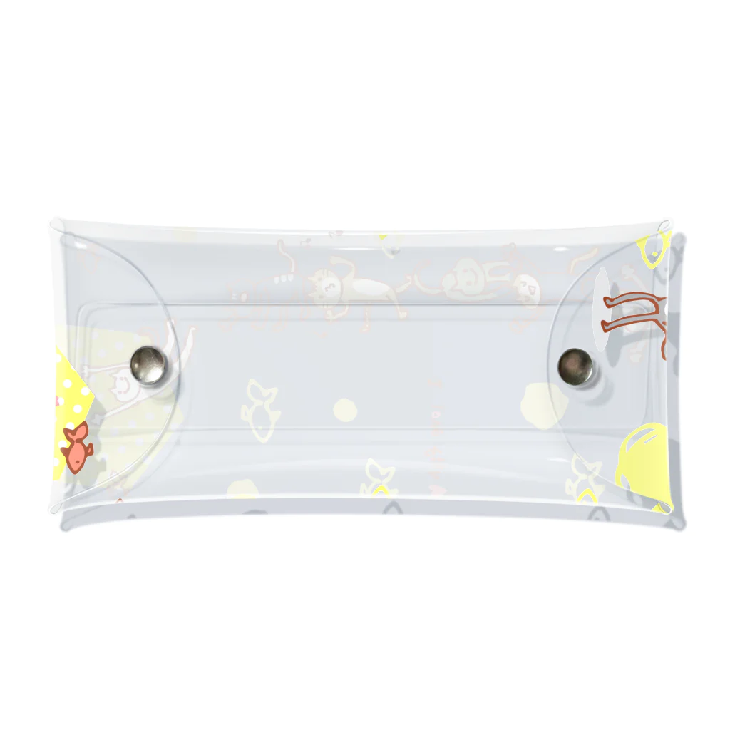 *Momoのさかな好き Clear Multipurpose Case